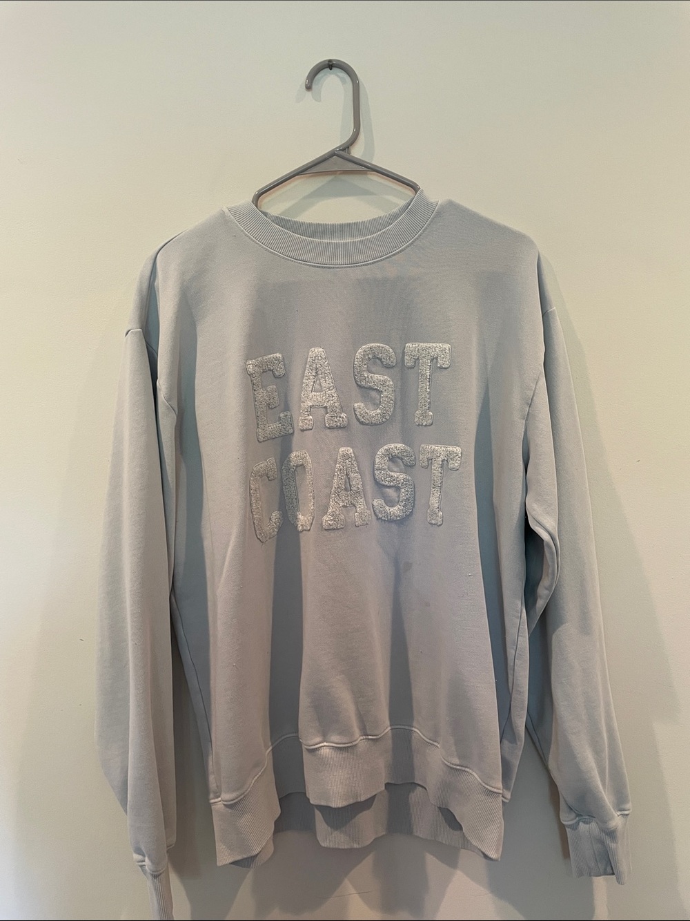 Cupcakes & Cashmere Light Blue Crewneck Sweater